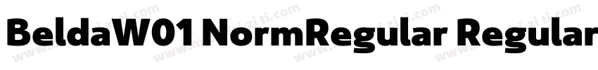 BeldaW01 NormRegular Regular字体转换
